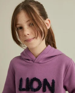 Sweater Lion com capuz