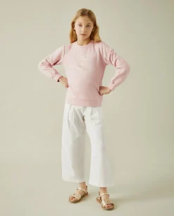 Sweater manga comprida com estampado