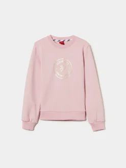 Sweater manga comprida com estampado