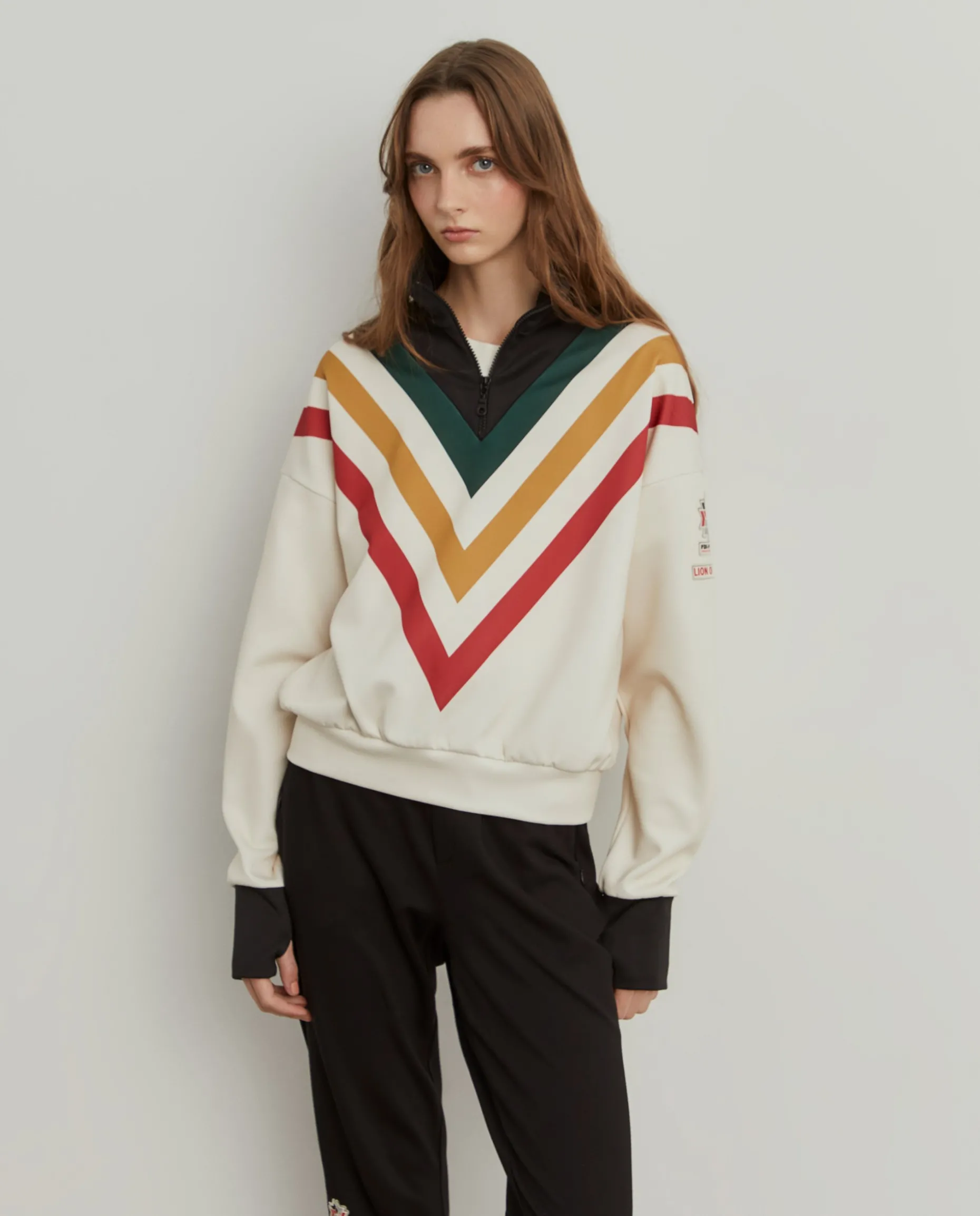 Sweater às riscas Lion x FDI