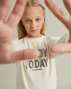 Sweater veludo com mensagem