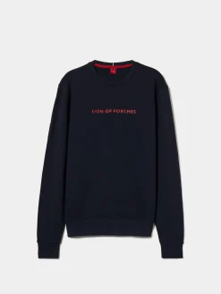Sweatshirt de algodão com logotipo