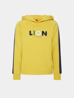 Sweatshirt bordada com capuz