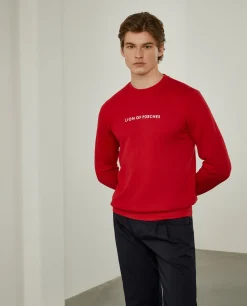 Sweatshirt de algodão com branding