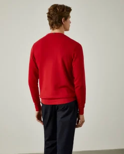 Sweatshirt de algodão com branding