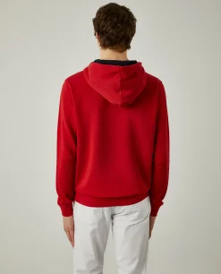Sweatshirt de algodão com capuz