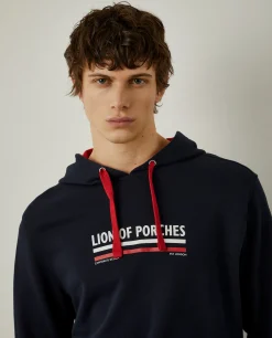 Sweatshirt de algodão com capuz