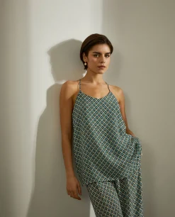 Top de alças fluido