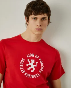 T-shirt 100% algodão com logotipo