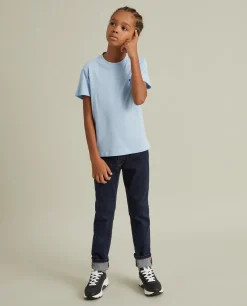 T-shirt básica de algodão