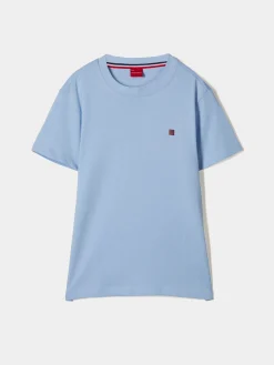 T-shirt básica de algodão