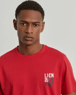 T-shirt básica de algodão