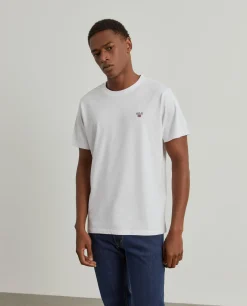 T-shirt básica de algodão