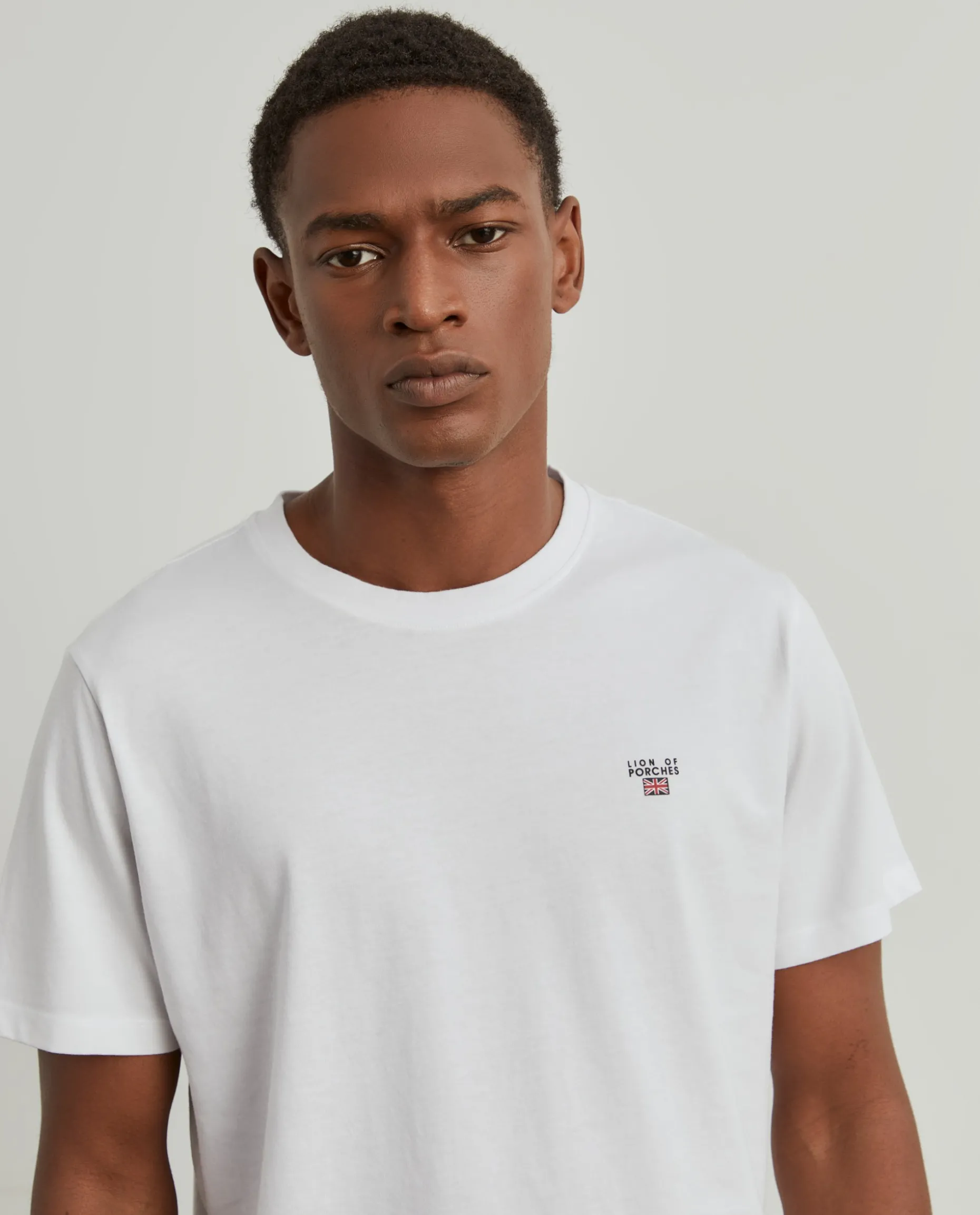 T-shirt básica de algodão