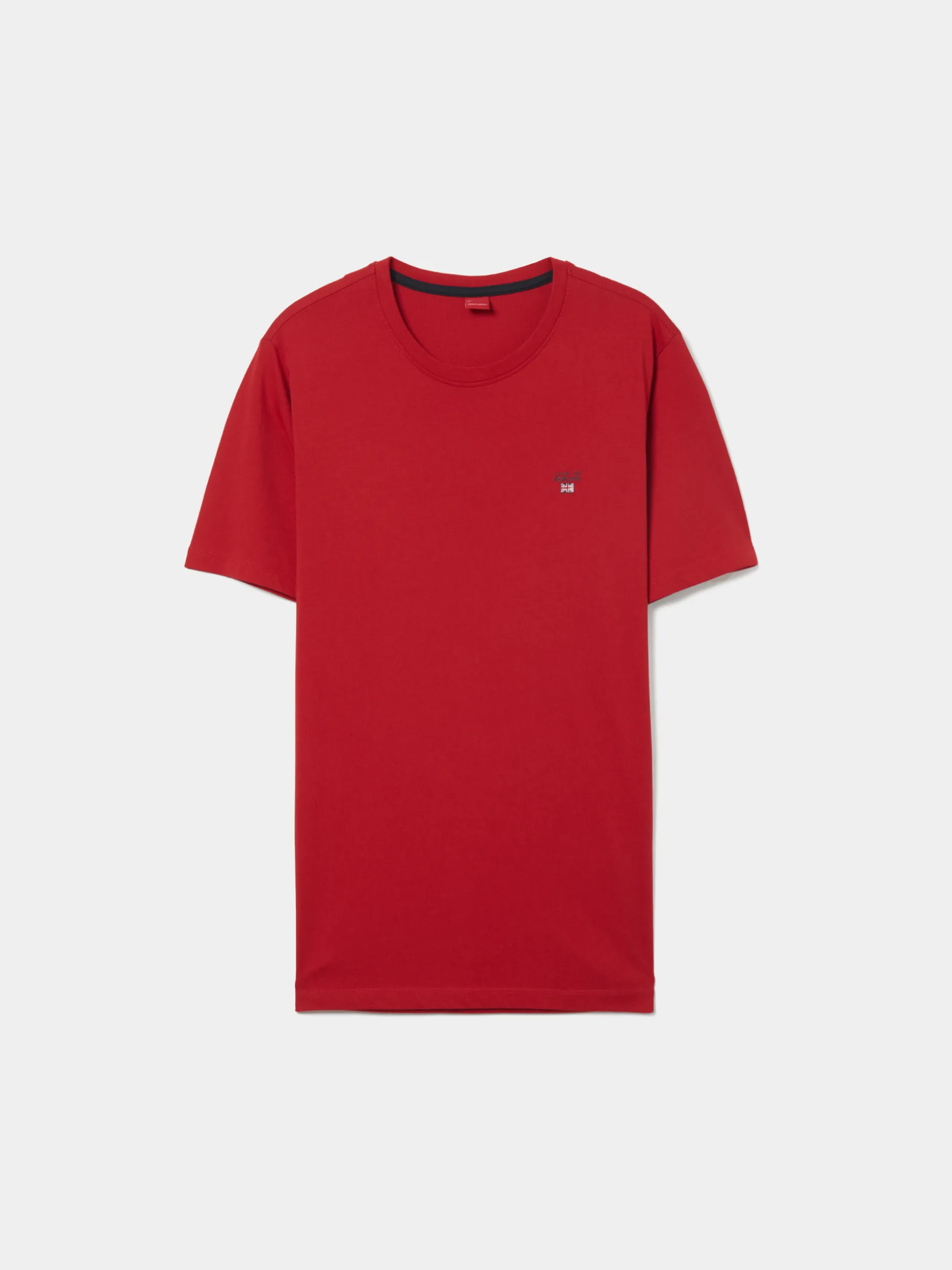 T-shirt básica de algodão