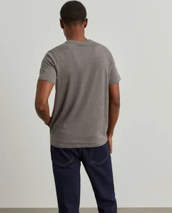 T-shirt básica de algodão