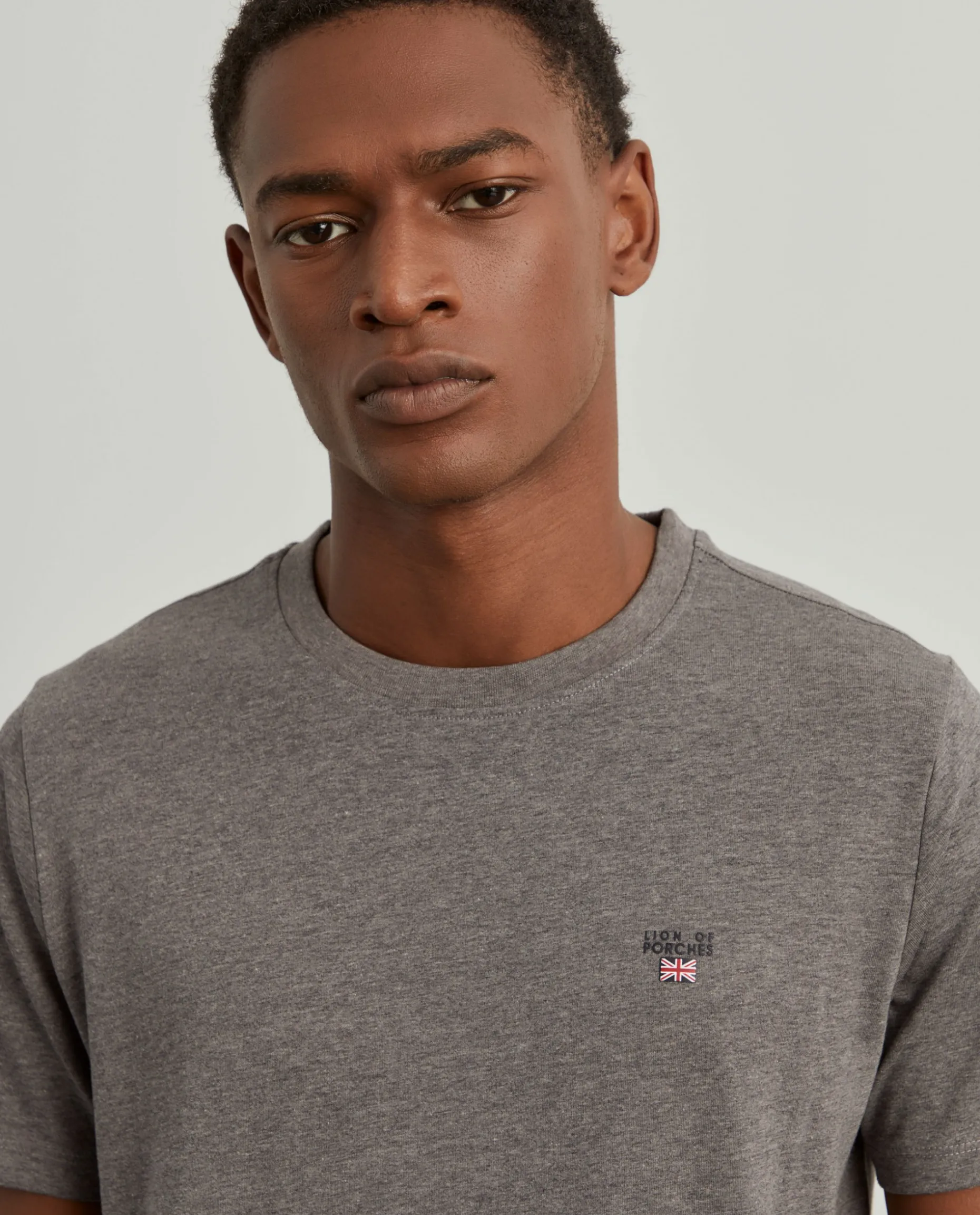 T-shirt básica de algodão