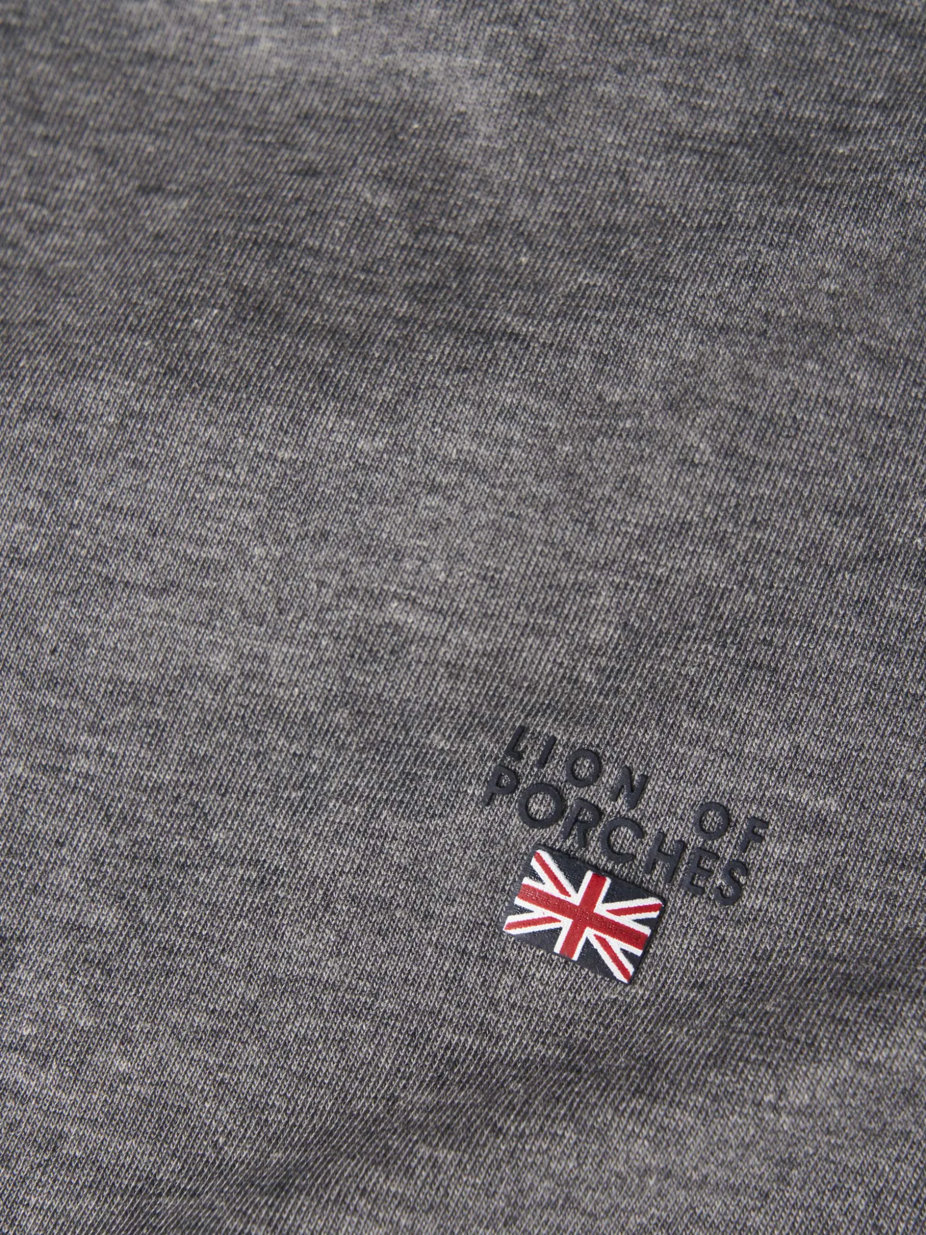 T-shirt básica de algodão