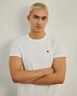 T-shirt básica de algodão