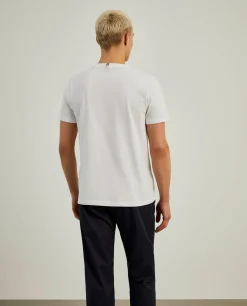 T-shirt básica de algodão