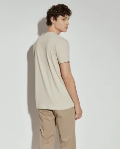 T-shirt básica de algodão