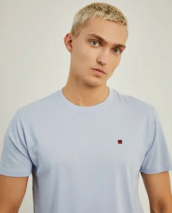 T-shirt básica de algodão