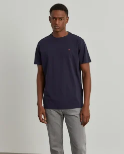 T-shirt básica de algodão