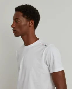 T-shirt básica de algodão