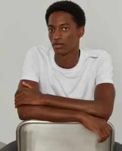 T-shirt básica de algodão