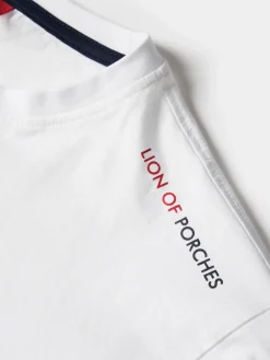 T-shirt básica de algodão