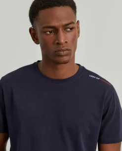 T-shirt básica de algodão