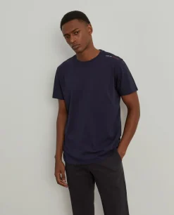 T-shirt básica de algodão