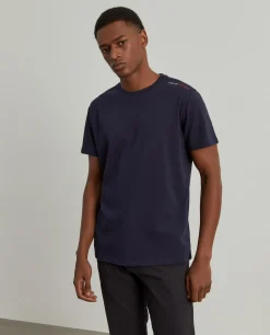 T-shirt básica de algodão