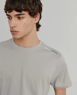 T-shirt básica de algodão