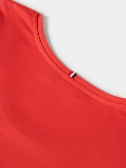 T-shirt básica de algodão