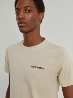 T-shirt básica de algodão