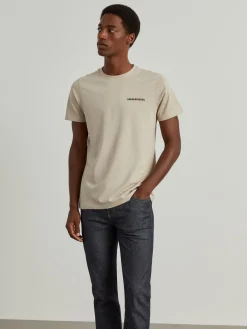 T-shirt básica de algodão