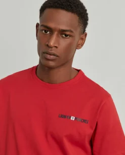 T-shirt básica de algodão