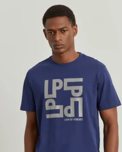 T-shirt com estampado em algodão