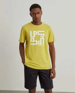 T-shirt com estampado em algodão