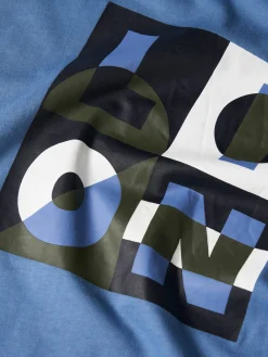 T-shirt de algodão com estampado