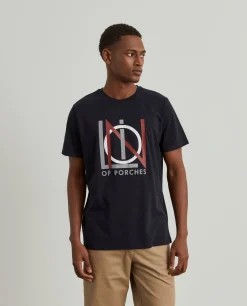 T-shirt de algodão com estampado