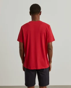 T-shirt de algodão com estampado