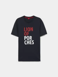 T-shirt de algodão com estampado