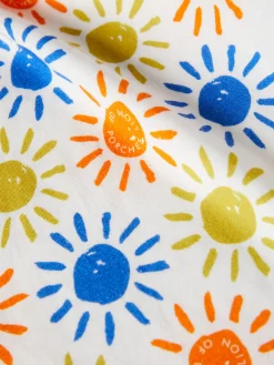 T-shirt de algodão com estampado