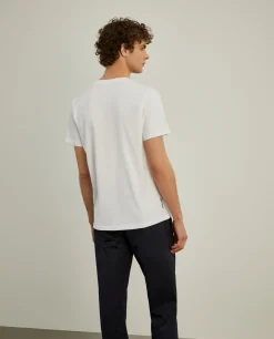 T-shirt de algodão com estampado