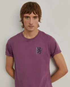 T-shirt de algodão com estampado