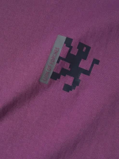 T-shirt de algodão com estampado