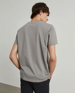 T-shirt de algodão com estampado