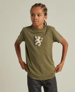 T-shirt de algodão com estampado